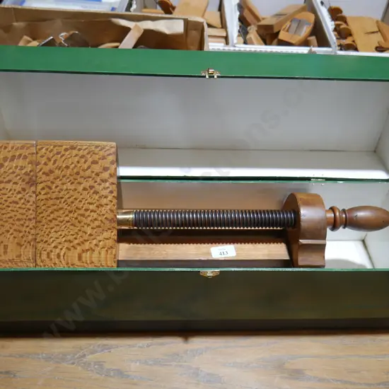 Vintage wooden clamp