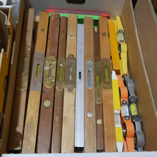 Assorted spirit levels