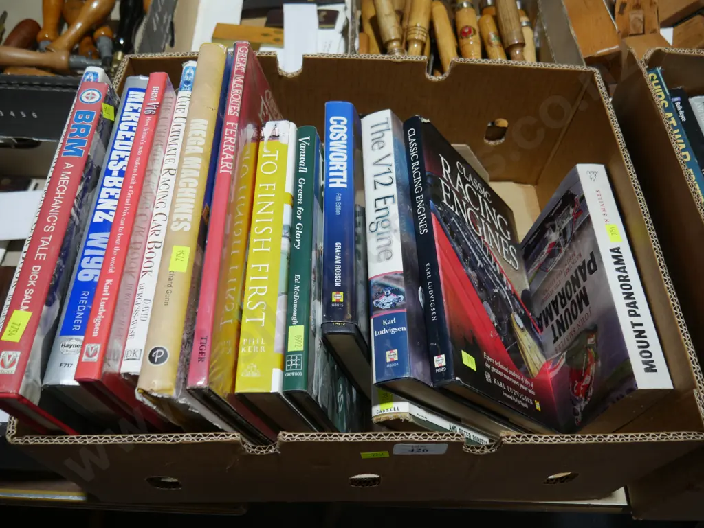 Box of car books Image 1++