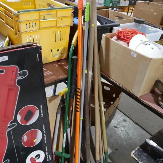 Assorted garden tools etc