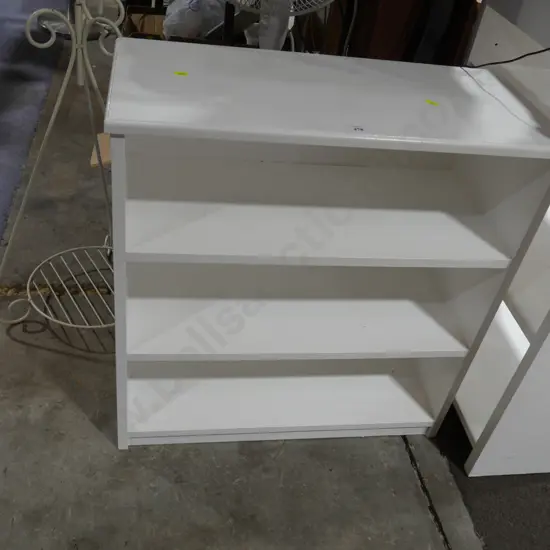 White bookcase