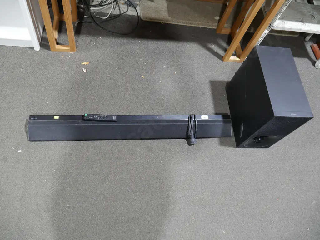 Sony sound bar and subwoofer Image 1++