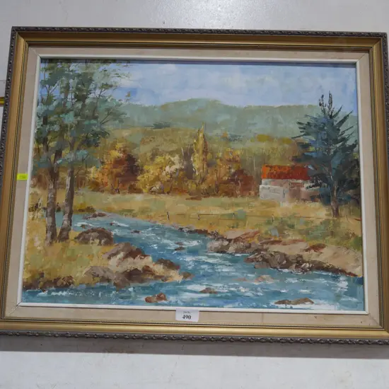 Oil painting by Robina Templeton