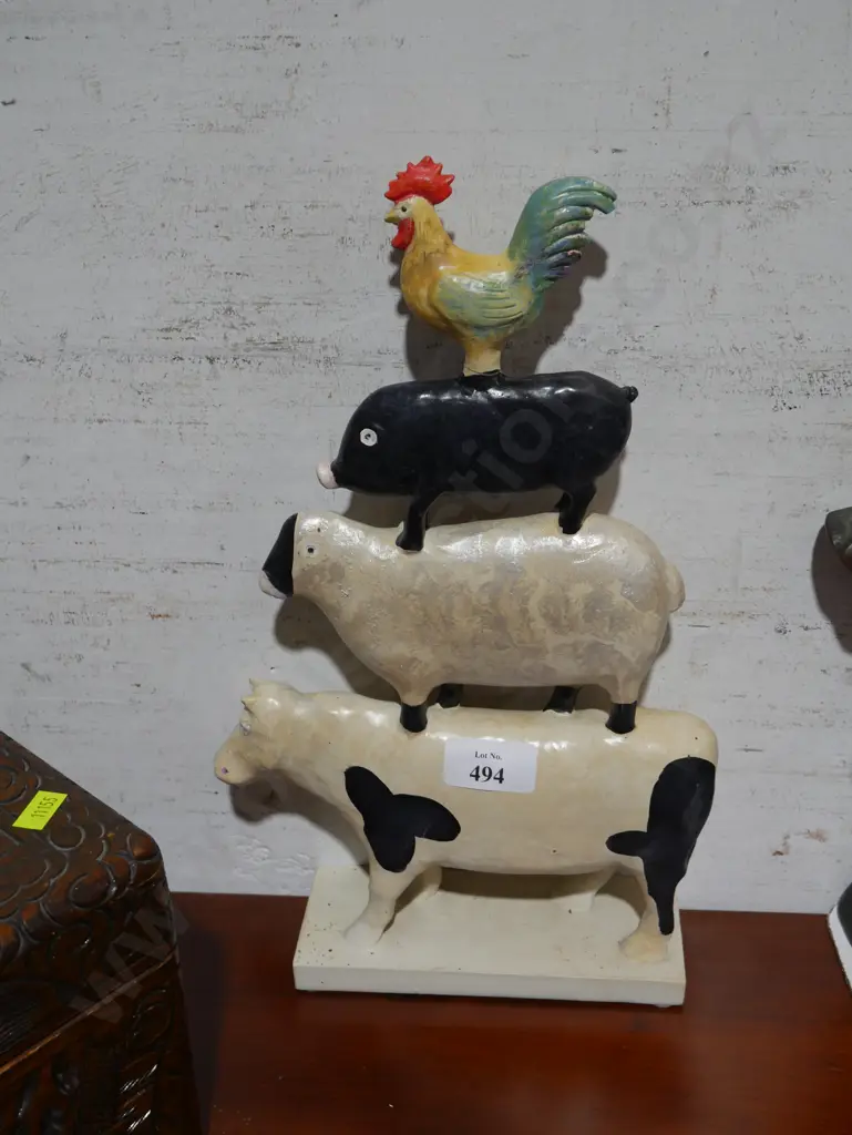 Wooden animal ornament Image 1++