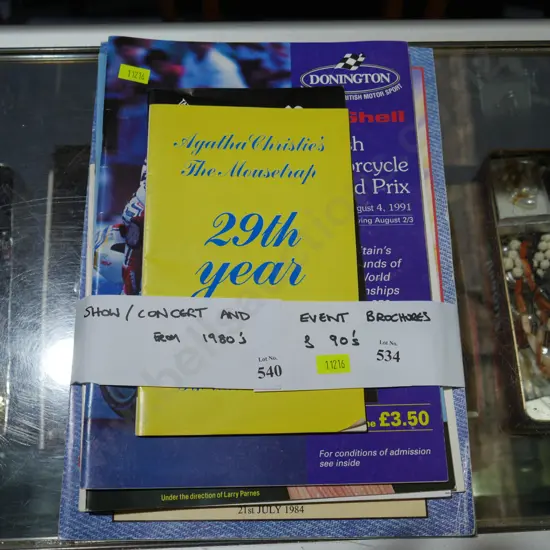 Concert and event brochures