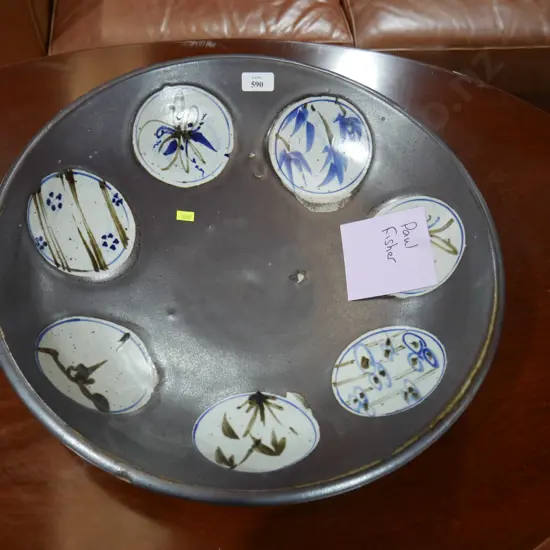 Large Paul Fisher pottery bowl