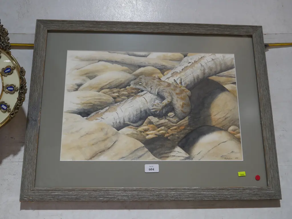 M.W. Neilson lizard artwork Image 1++