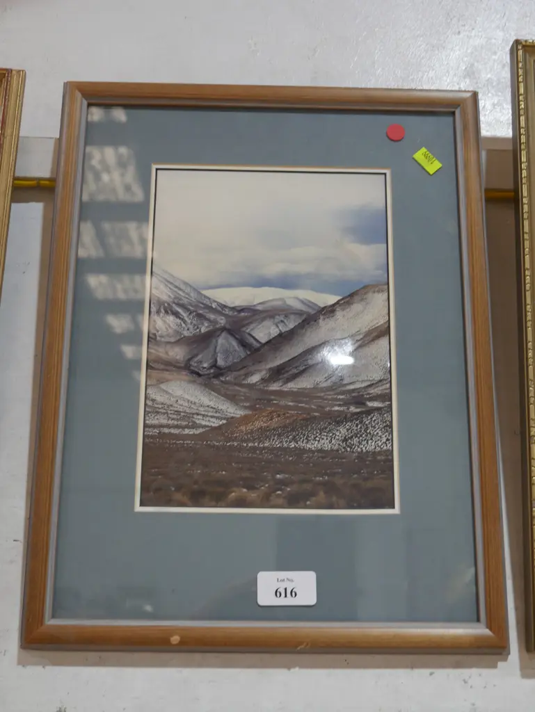 Framed mountain photograph Image 1++