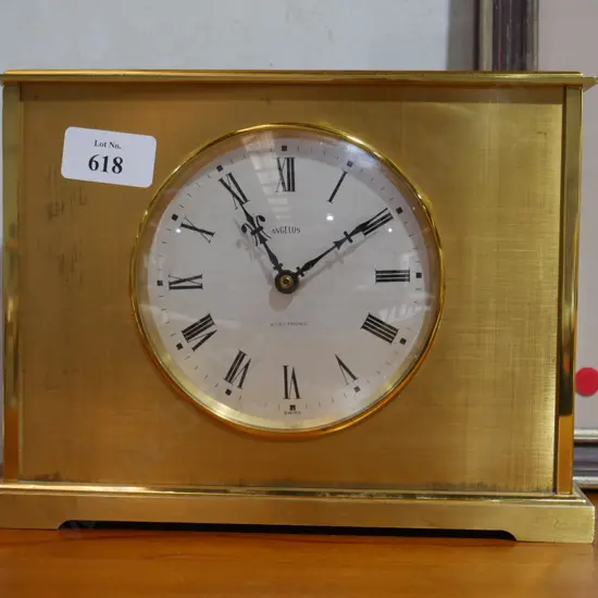 Brass mantle clock