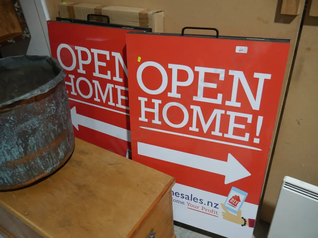 Open home sandwich board signs Image 1++