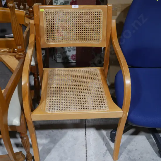 Bergere dining chair