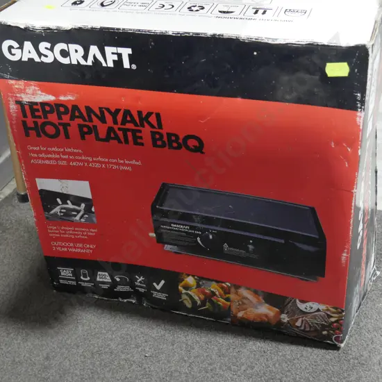 Gascraft teppanyaki hot plate BBQ