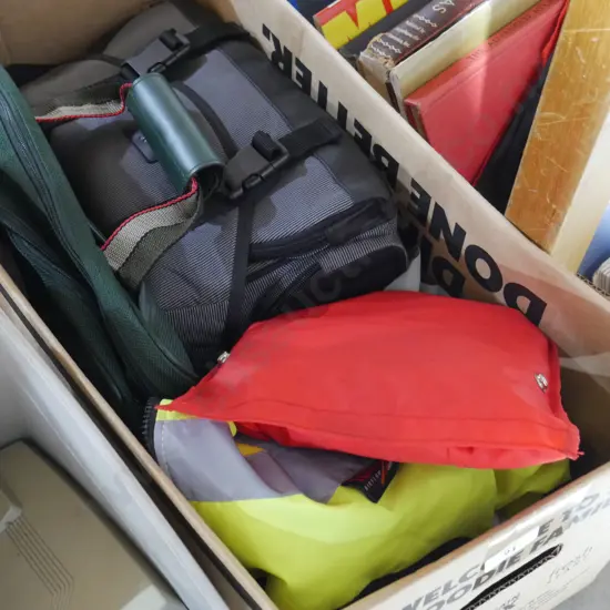 Hi vis vest, bags etc