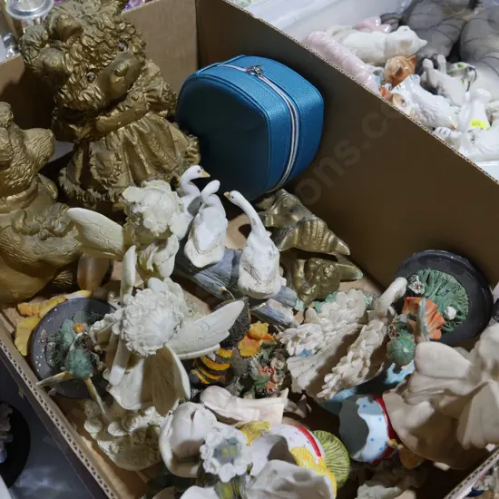 Angel and other ornaments, figurines