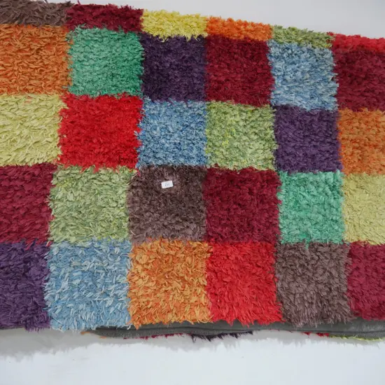 Colourful floor mat