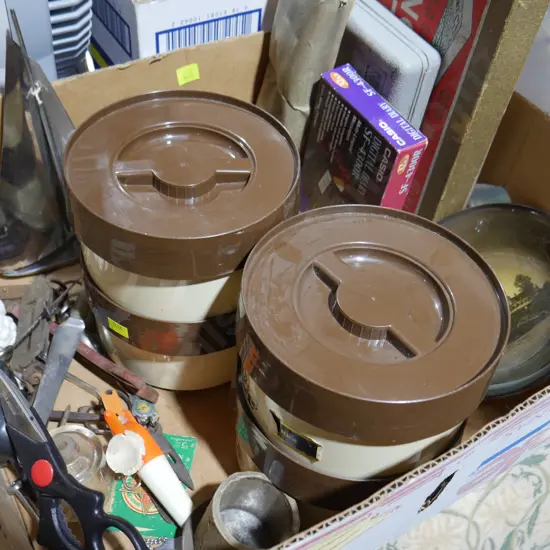 Kitchen storage containers, sundries