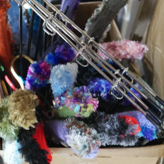 Colourful coathangers