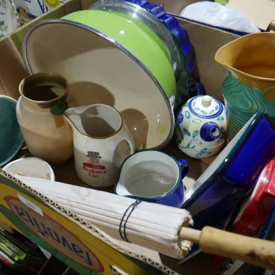 Pottery, kitchenware etc