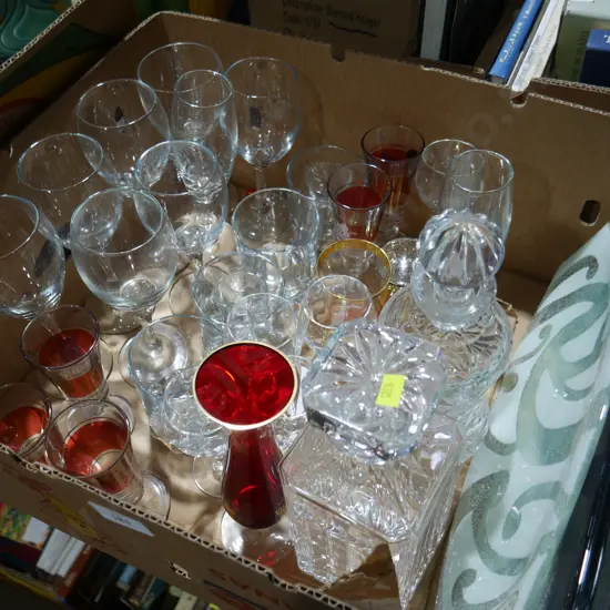 Glassware etc