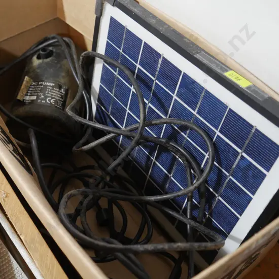 DC pump, solar module