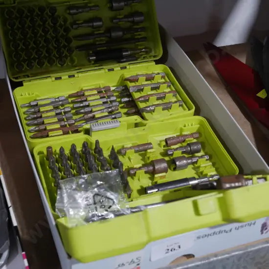Ryobi driver bit set