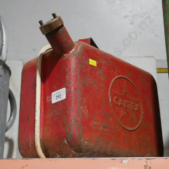 Caltex petrol can