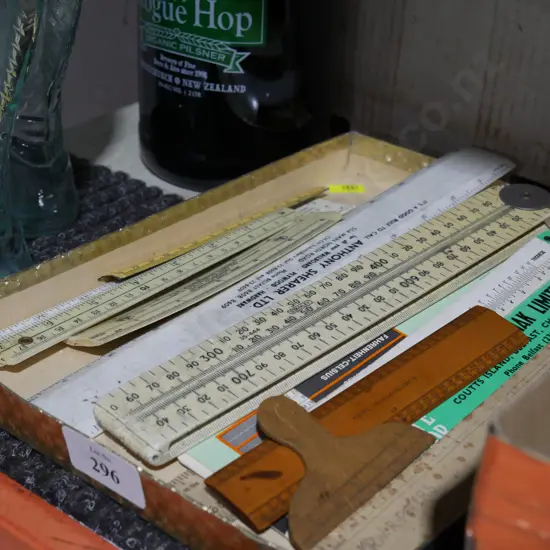 Assorted rulers