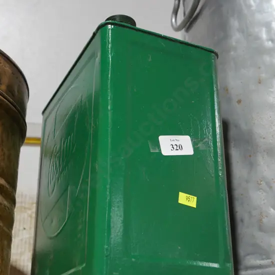 Tin Castrol petrol can