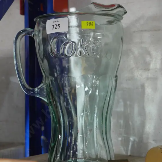 Glass coke jug