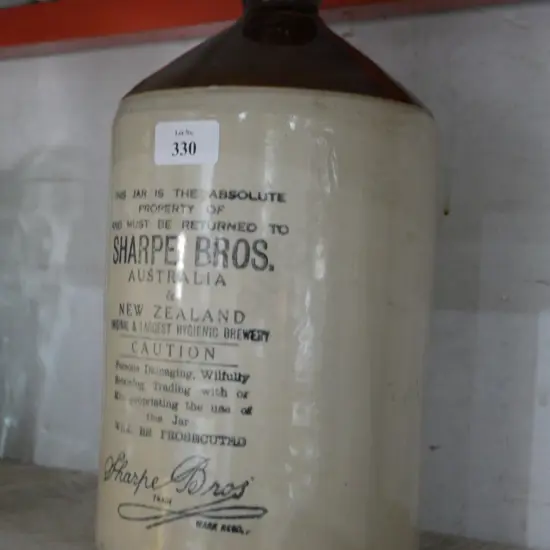 Stone sharpe bros jar