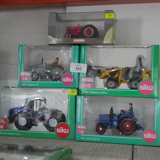 5 tractors