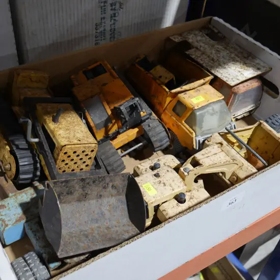 Rustic trucks bulldozer ect