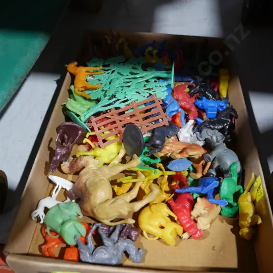 Plastic farm animals