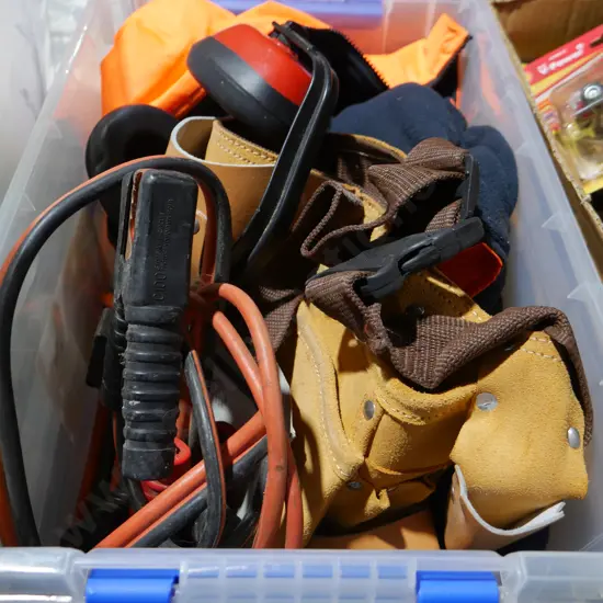 Jumper cables builders belt
