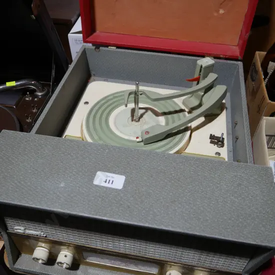Radio record player