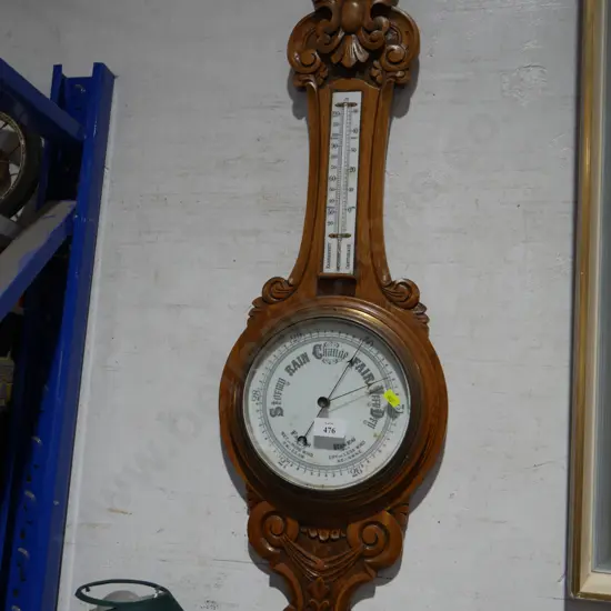 Large vintage wall barometer