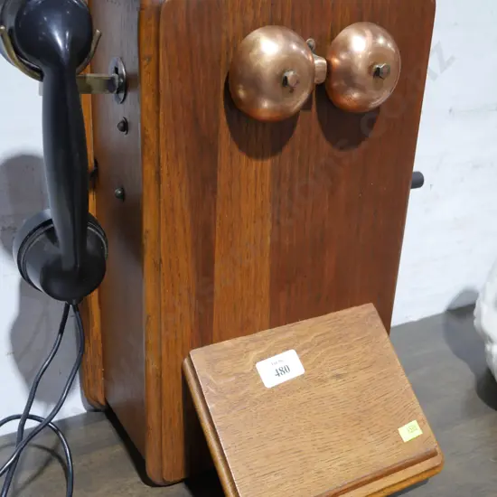 Vintage wall telephone