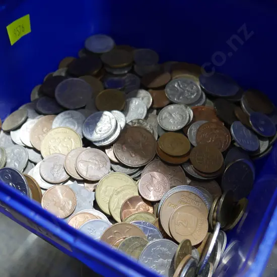 Container of coins