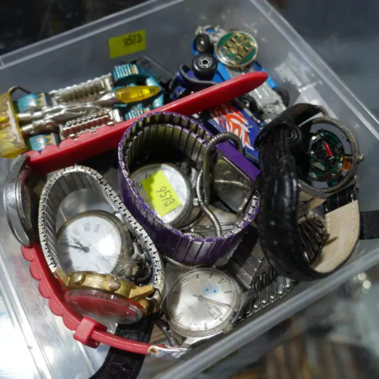 Watches and toy cars
