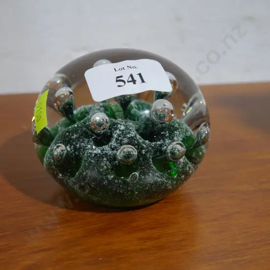 Glass paperweight