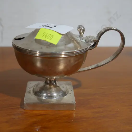 Stirling silver lidded dish
