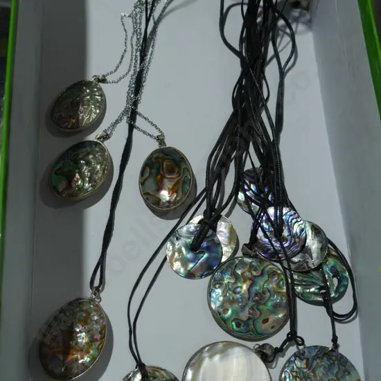 Paua necklaces