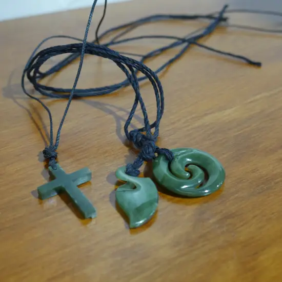 Greenstone necklaces