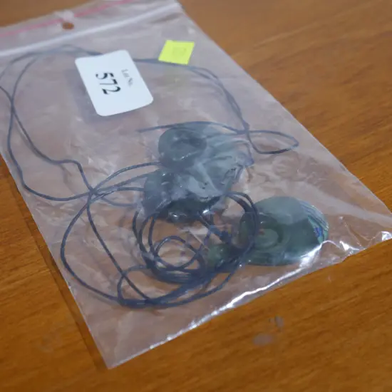 Greenstone necklaces