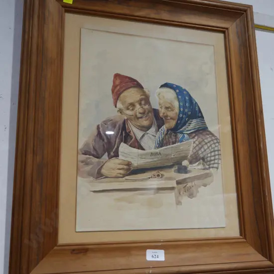 Portrait by P. Tosti