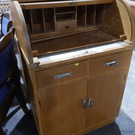 Small rolled top desk