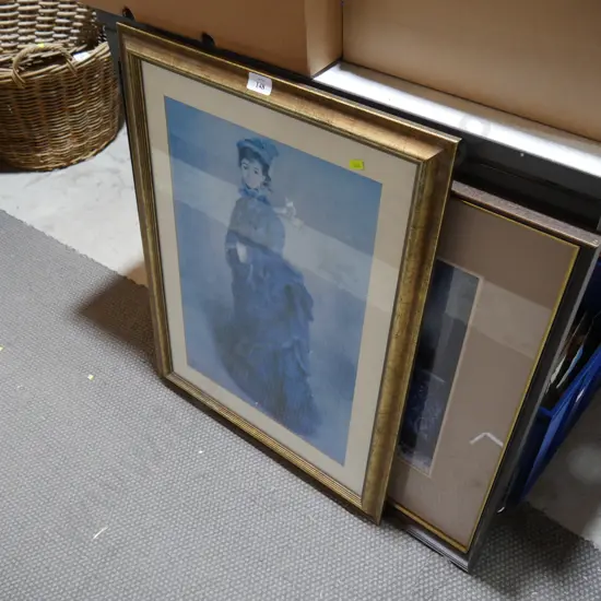 2 framed pictures
