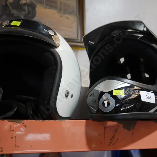 2 helmets