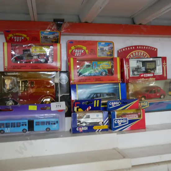 Boxed model cars