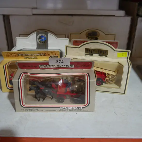 Boxed model cars